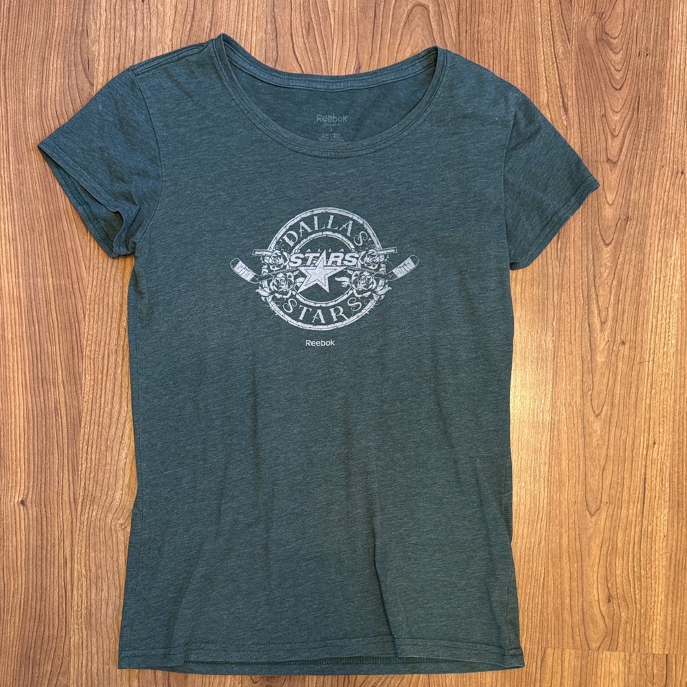 Reebok Green Dallas Stars Tee